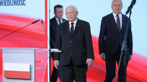 Jarosław Kaczyński w siedzibie PiS
