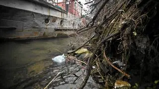 Port rzeczny Zabłocie na Wiśle, gdzie w 1999 roku znaleziono kawałki ludzkiej skóry 