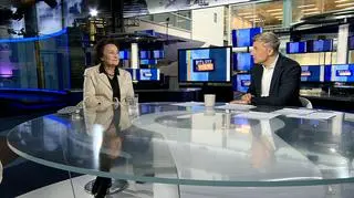 Hanna Machińska była gościem w studiu TVN24