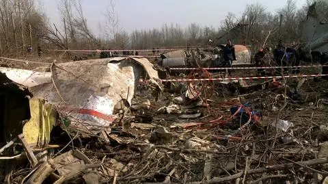 Miejsce katastrofy Tu-154M pod Smoleńskiem