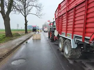 Protest rolników w Osieku