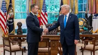 Nawrocki spotkał się z Trumpem