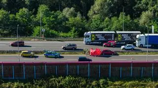 Kierowca zmarł na A4 w Rudzie Śląskiej