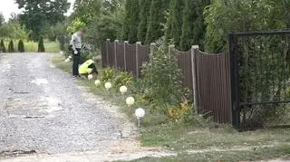 Policja zabezpiecza ślady 