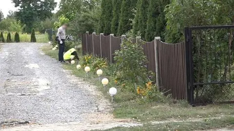 Policja zabezpiecza ślady 