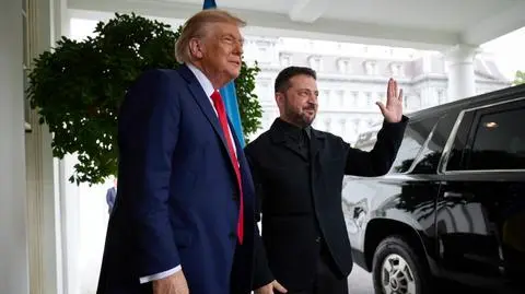 Donald Trump i Wołodymyr Zełenski 