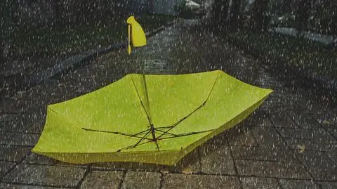 Śnieg, silny wiatr