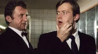 Edward Linde-Lubaszenko z synem Olafem