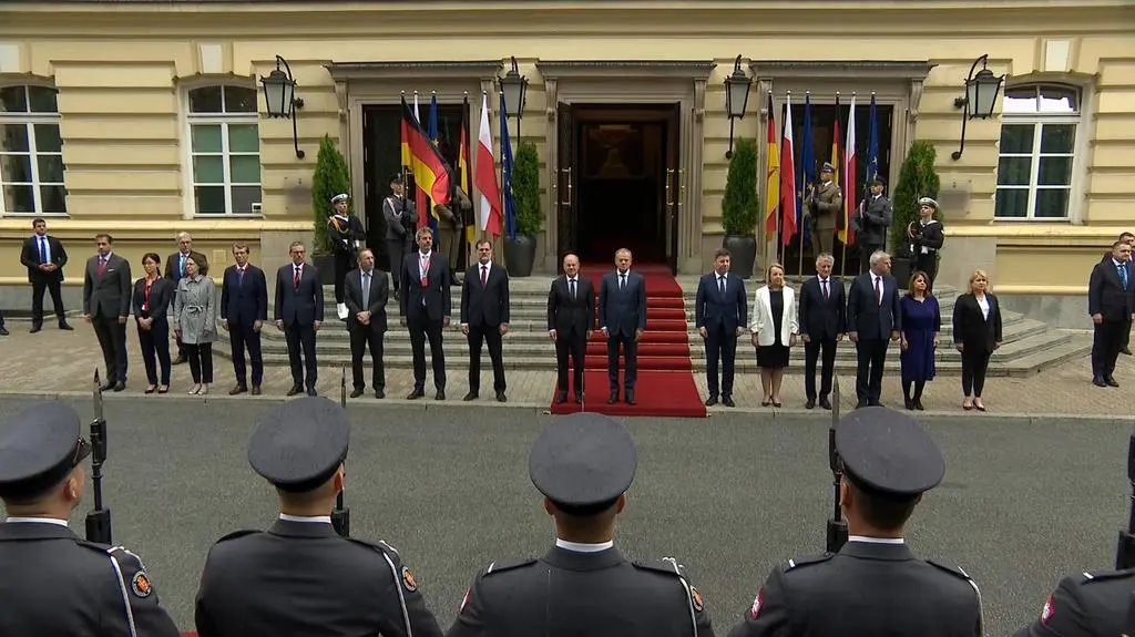 Olaf Scholz i Donald Tusk