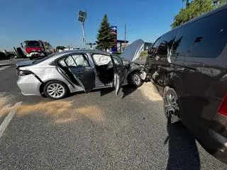 Wypadek w miejscowości Kolonia Szpondowo 