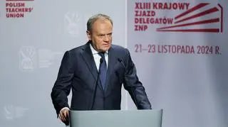 Donald Tusk na XLIII Krajowym Zjeździe Delegatów Związku Nauczycielstwa Polskiego