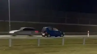 76-lenia kierująca jechała S7 pod prąd