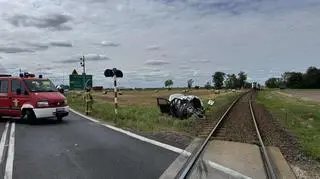 W wypadku ucierpiał kierowca 