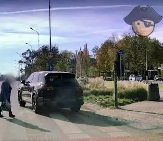 O krok od tragedii na jednej z głównych ulic Łodzi