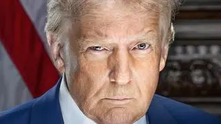 Oficjalny portret Donalda Trumpa. Powstał przed inauguracją drugiej kadencji w styczniu 2025 roku