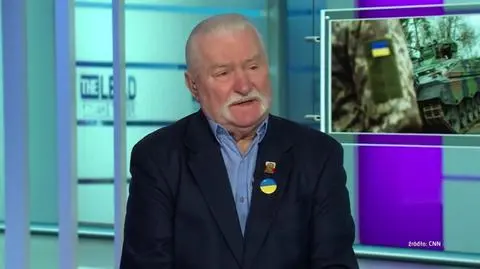 Wałęsa w CNN: Putin nie ma argumentów, kłamie i wygrywa