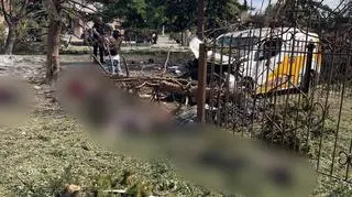 Miejsce ataku sił rosyjskich w wiosce Jarowa 