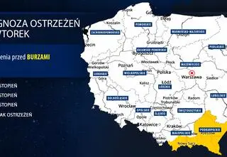 Gdzie zagrzmi w kolejnych dniach? Prognoza zagrożeń IMGW