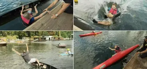 Dziennikarze TVN24 i kajaki. Jak im poszło?
