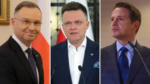 Andrzej Duda, Szymon Hołownia, Rafał Trzaskowski