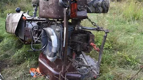 Mężczyzna nie przeżył wypadku 