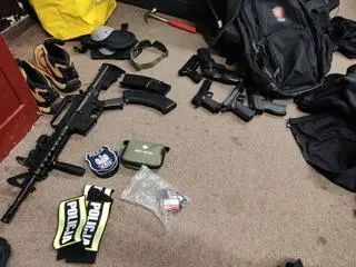 Zabezpieczone przez służby przedmioty