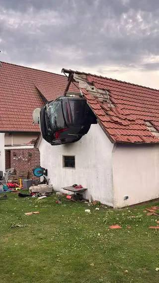 Nietypowy wypadek w miejscowości Bohmte w Dolnej Saksonii