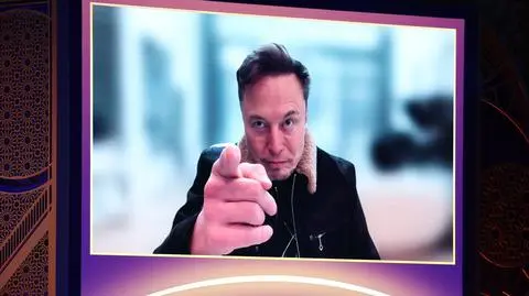 Elon Musk podczas Qatar Economic Forum
