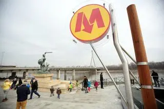 Do awarii doszło w rejonie stacji M2 Centrum Nauki Kopernik