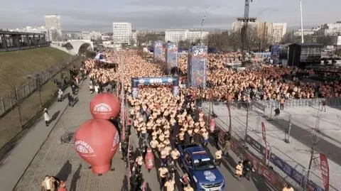 Warszawski bieg "Policz się z cukrzycą". Trasę pokonało 8 tysięcy zawodników