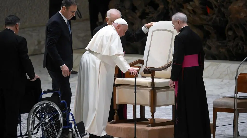 Papież Franciszek na cotygodniowej audiencji generalnej w Watykanie