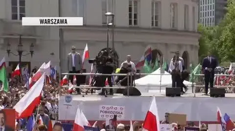Hymn na marszu Rafała Trzaskowskiego