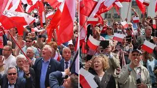 Morze biało-czerwonych flag w stolicy. Tak wyglądały prezydenckie marsze 