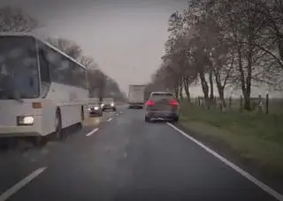 Pijany kierowca został zatrzymany dzięki reakcji innego kierowcy