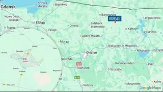 Obiekt przypominający drona znaleziono na terenie gminy Korsze w województwie warmińsko-mazurskim