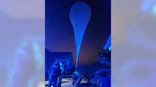Balon z kontrabandą wśród bloków. Ponad 80 kilometrów od granicy 