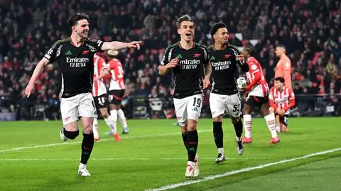Arsenal zdemolował PSV. Osiem goli