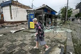 Skutki rosyjskiego ataku na Kijów