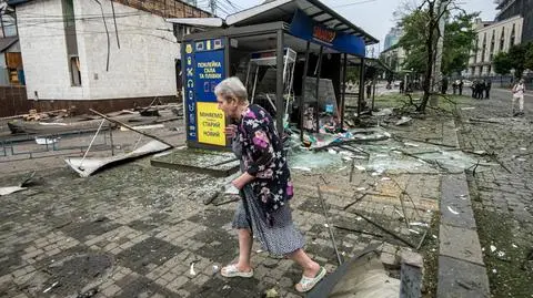 Skutki rosyjskiego ataku na Kijów