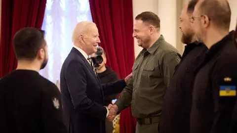 Joe Biden w Kijowie (20.02.2023)