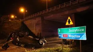 Auta przez kilka godzin blokowały autostradę i zjazd na Szczytnicę