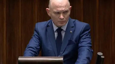 Waldemar Andzel przedstawia opinię do spraw służb specjalnych w sprawie Mariusza Kamińskiego