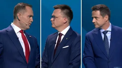 Karol Nawrocki, Szymon Hołownia i Rafał Trzaskowski