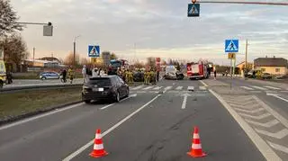 Wypadek w Tarczynie