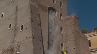 Runęła zabytkowa wieża w Rzymie 