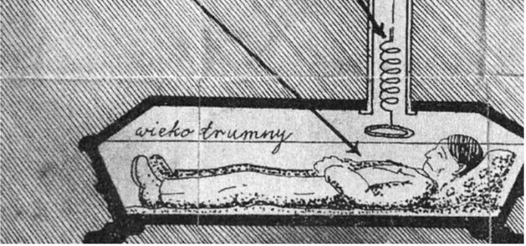 Szczątki spoczywały w nienaturalnych pozach. Plotka podsyciła strach