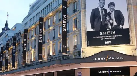 Sklep stacjonarny Shein w Paryżu