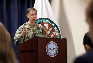 Szef Dowództwa Centralnego USA (CENTCOM) admirał Brad Cooper