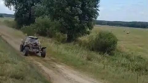 Jeden z uczestników rajdu
