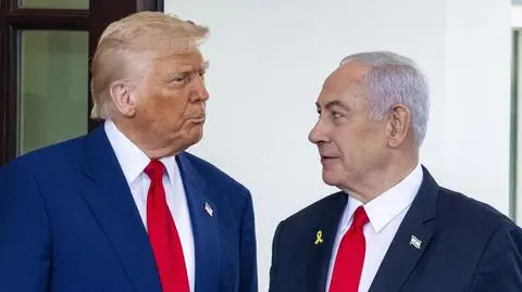 Donald Trump z Benjaminem Netanjahu